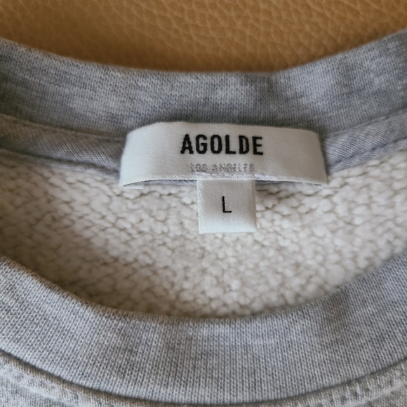Agolde Thora 3/4 Sleeve Sweatshirt - Picture 2 of 6